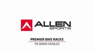 Allen Sports Premier Locking Quick Release 3-Bike Carrier for 2 in. and 1 1/4 in. Hitch Model QR535 Black