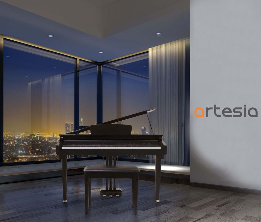artesia baby grand piano