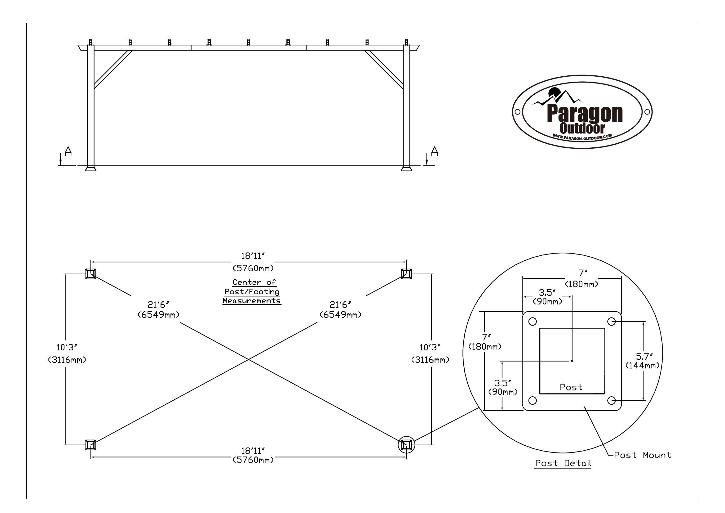 Modena Aluminum Pergola, Manually Operated Convertible Top, 12 x 20 eBay