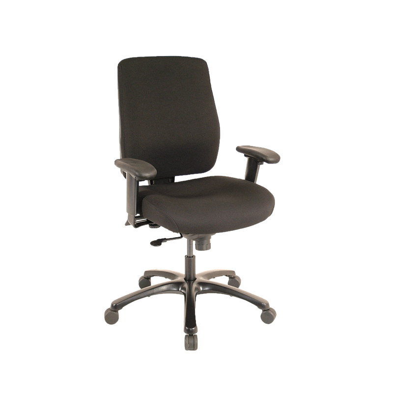 Tempur Pedic Tp4100 Fabric Computer And Desk Office Chair Designer Aluminum Base In Black Finish With Dual Wheel Casters