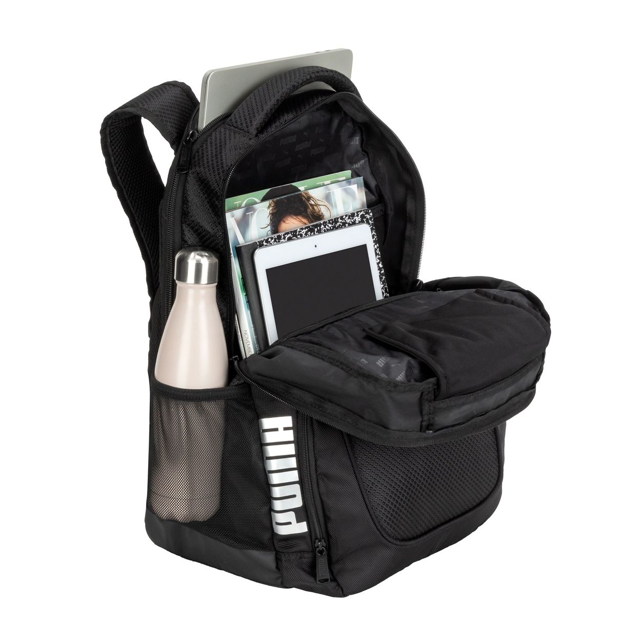 Image of bag with water bottle holder