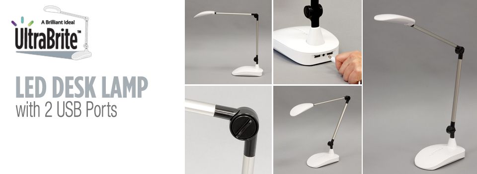ultrabrite led arc desk lamp