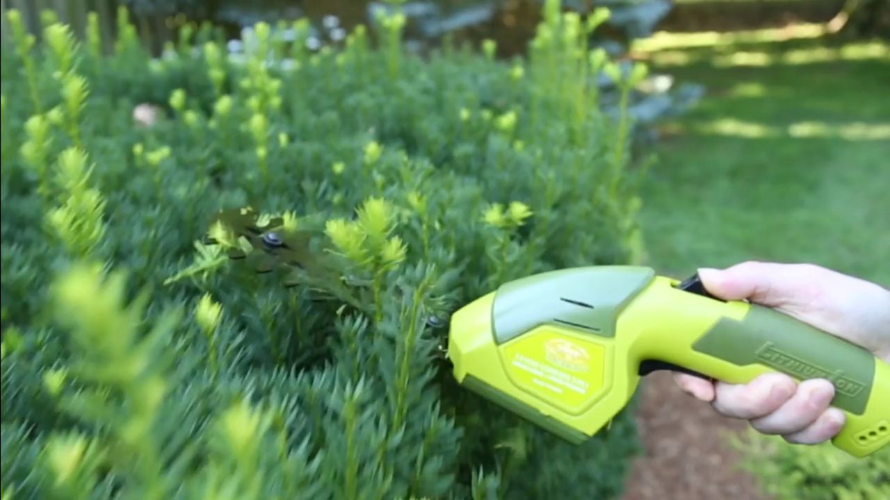 thumbnail video image 2 of Sun Joe 2-in-1 Cordless Grass Shear + Hedger, 7.2-Volt (Green), 2 of 12