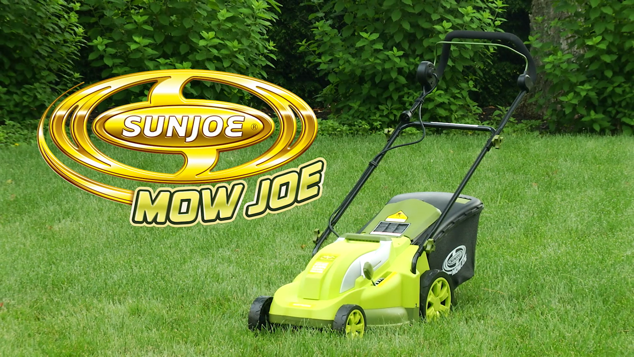 thumbnail video image 2 of Sun Joe Push Lawn Mower and Mulcher, 17" Electric Walk Behind Grass Cutter, SUJ-MJ403E, 2 of 11