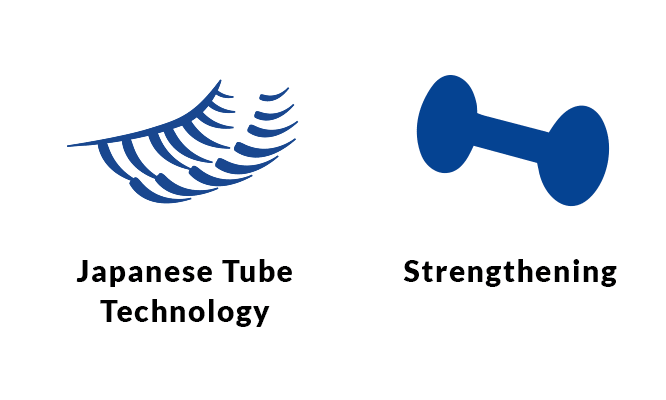 Strengthening formula with Japanese Tube Technology