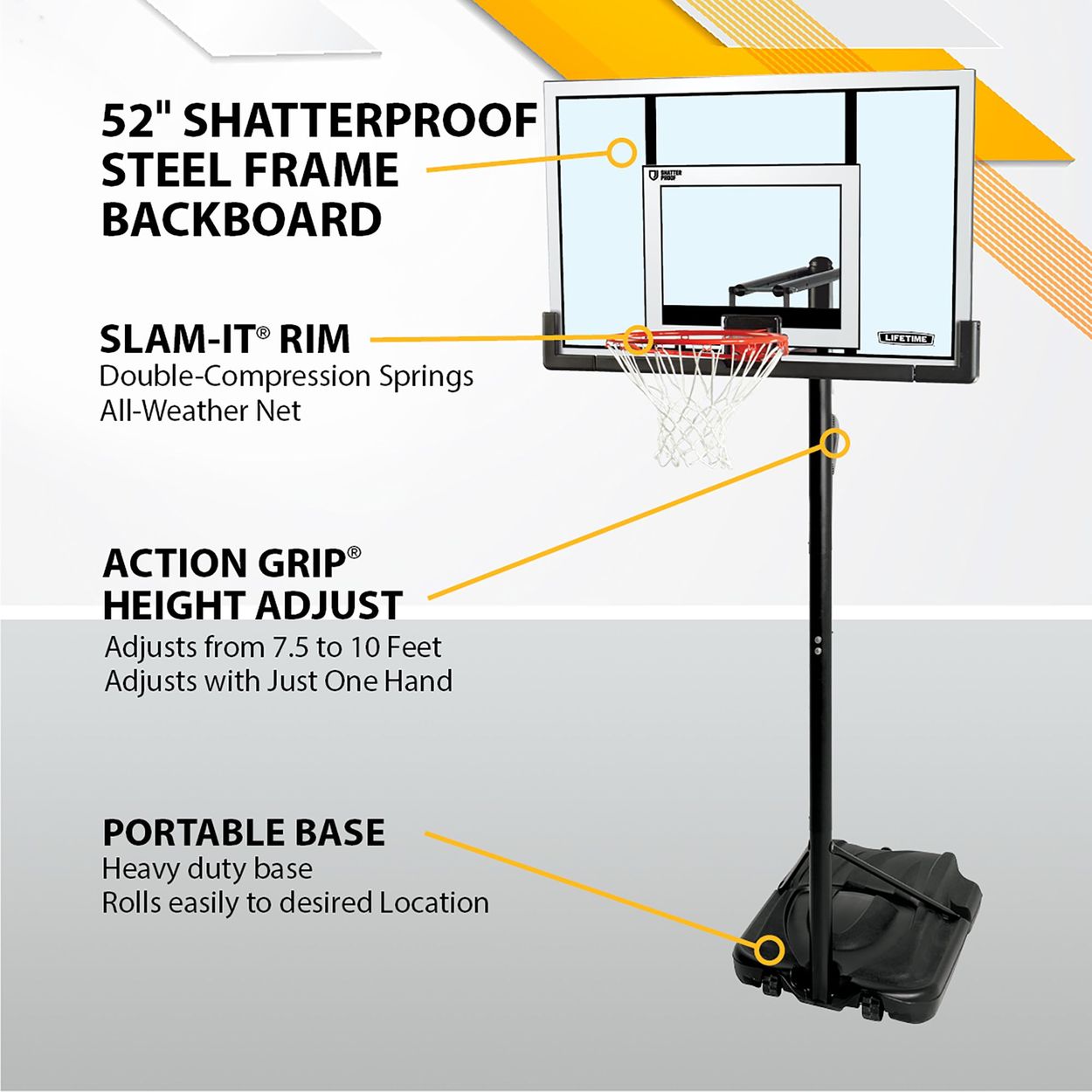 reebok basketball hoop parts