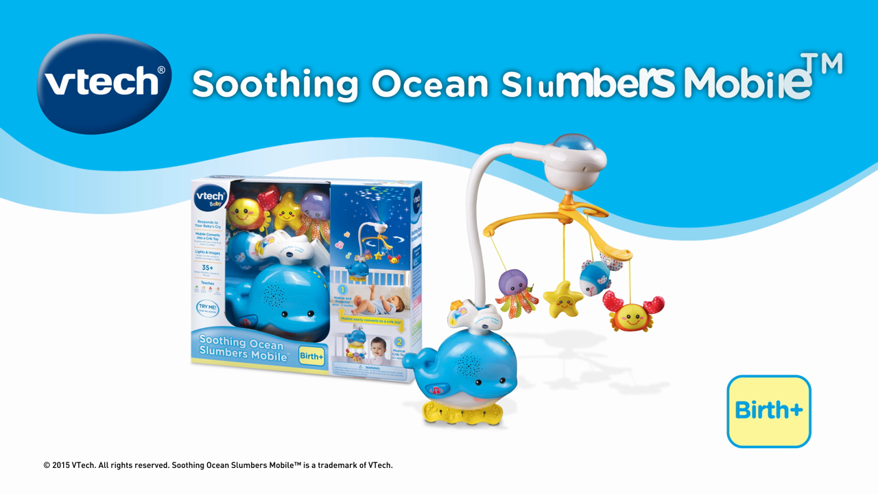 vtech soothing ocean slumbers mobile