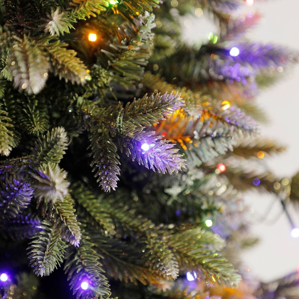 4.5' PreLit Micro LED Artificial Potted Tree, Christmas Holiday Decor