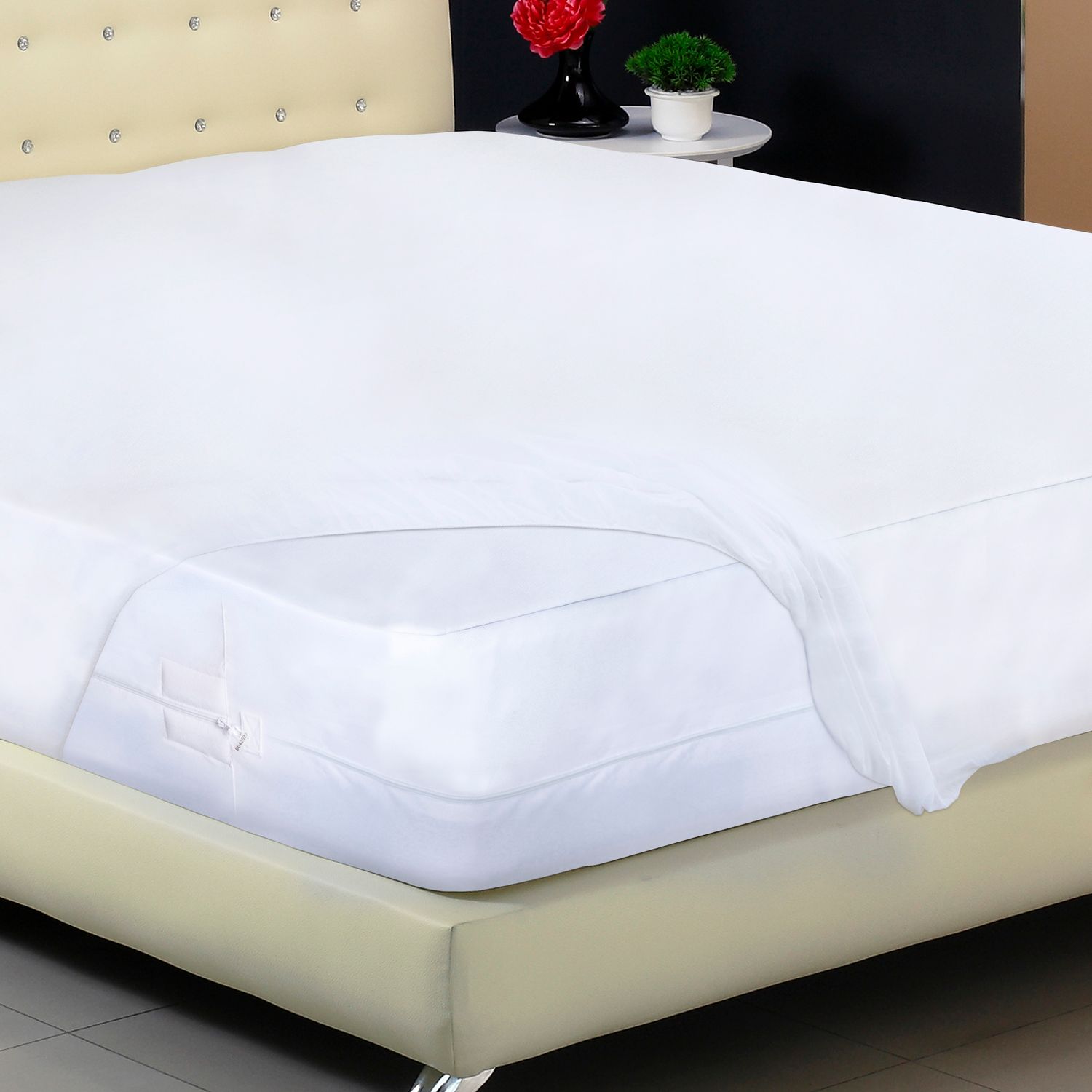 Protect A Bed Complete Mattress Allergy Bug Protection Kit Miracle Membrane Also Provides A Barrier To Dust Mites Allergens And Other Irritants The Fitted Sheet Style Mattress Cover Is Easy Remove Re Use