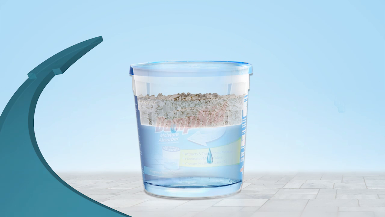 thumbnail video image 2 of DampRid RV & Boat Hi-Capacity Moisture Absorber Fresh Scent, 4 lbs, 2 of 10