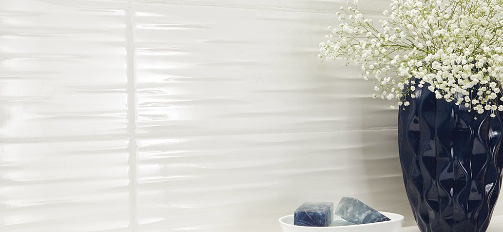 American Olean Elegant Structures Gloss White 8 In X 24 Ceramic Show Marketing Content