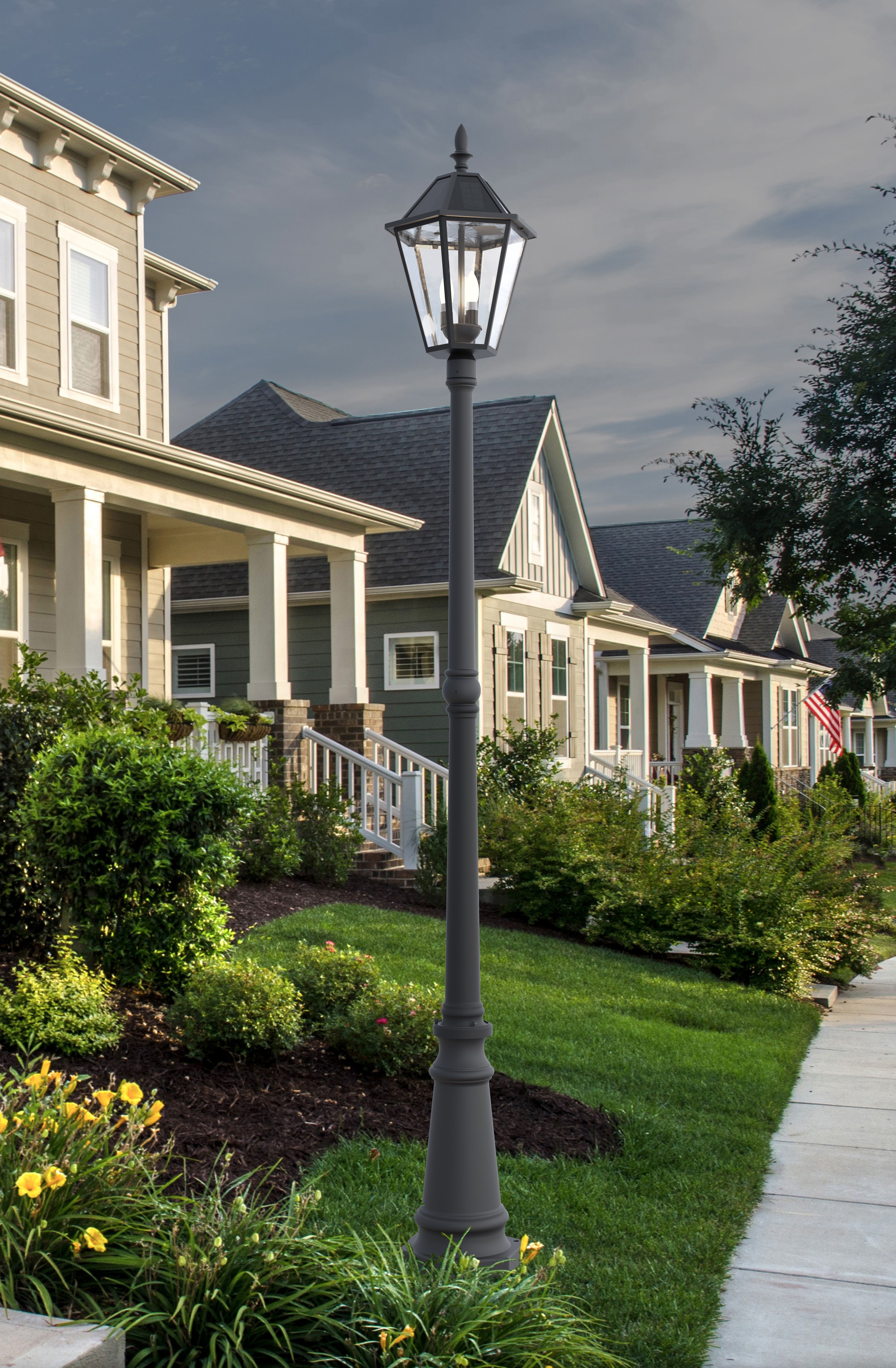 Lutec Outdoor Led Solar Post Light Review - Outdoor Lighting Ideas