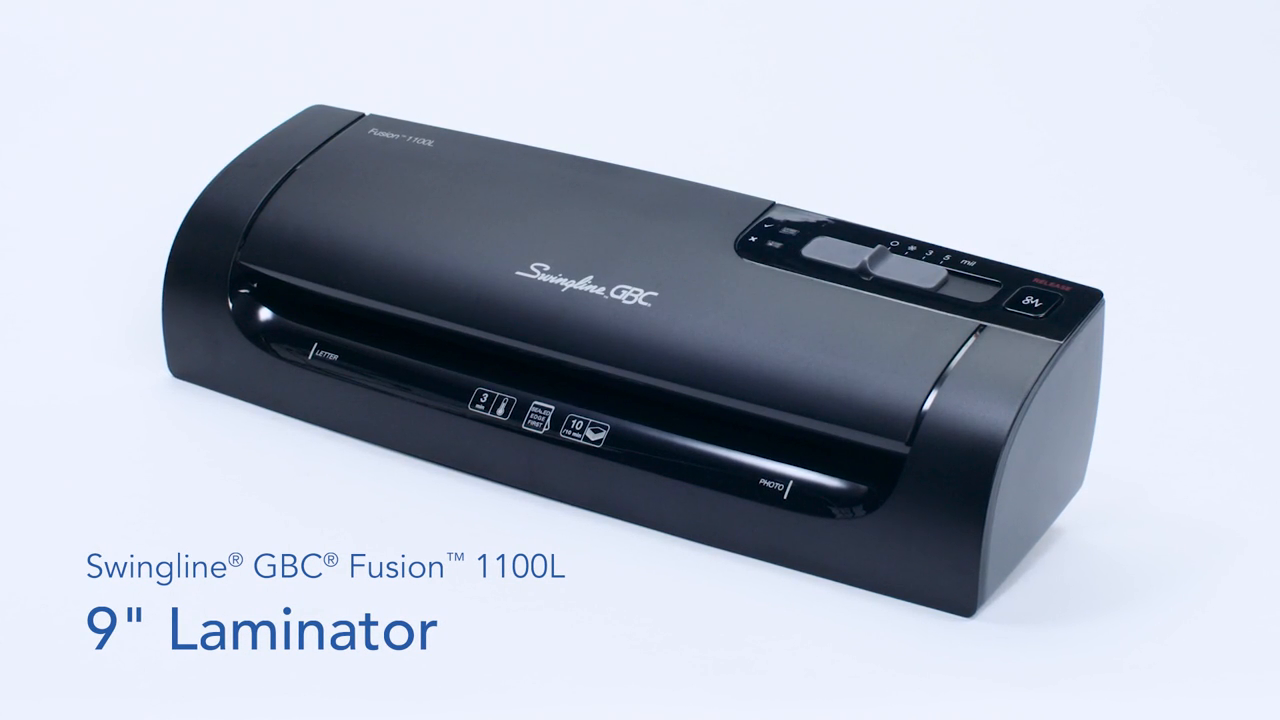 thumbnail video image 2 of Gbc Fusion 1100L 9 inch Laminator - Laminators, 2 of 7