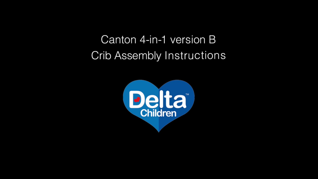 thumbnail video image 2 of Delta Children Canton 4-in-1 Convertible Crib Dark Chocolate, 2 of 12