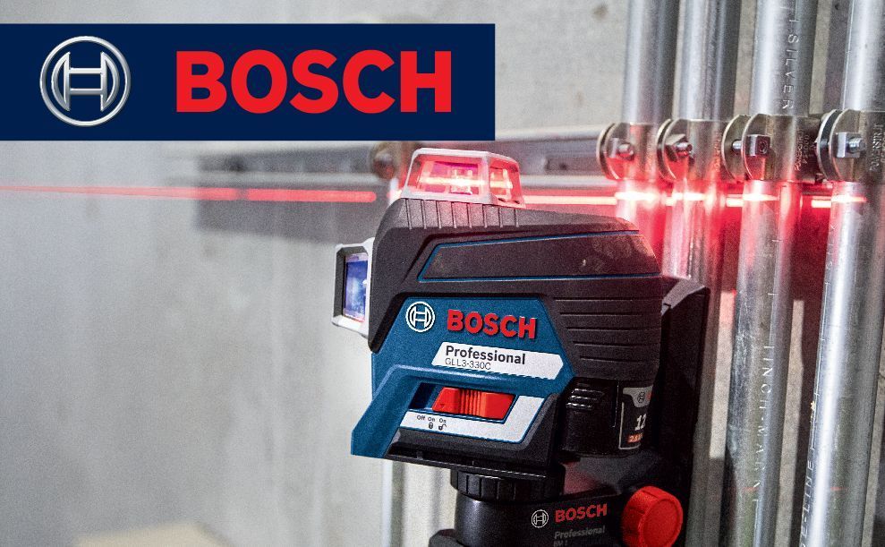 Bosch 330 Ft Red Beam Self Leveling Cross Line 360 Laser Level