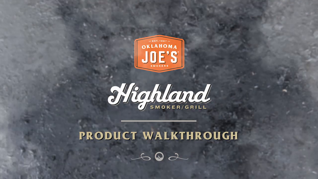 thumbnail video image 2 of Oklahoma Joe's Highland Offset Smoker, 2 of 6