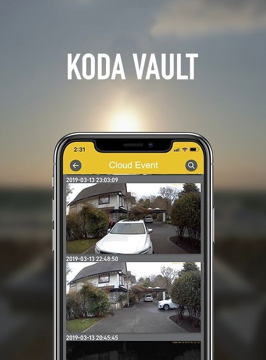 Koda AppControlled Security Camera with MotionActivated Floodlight