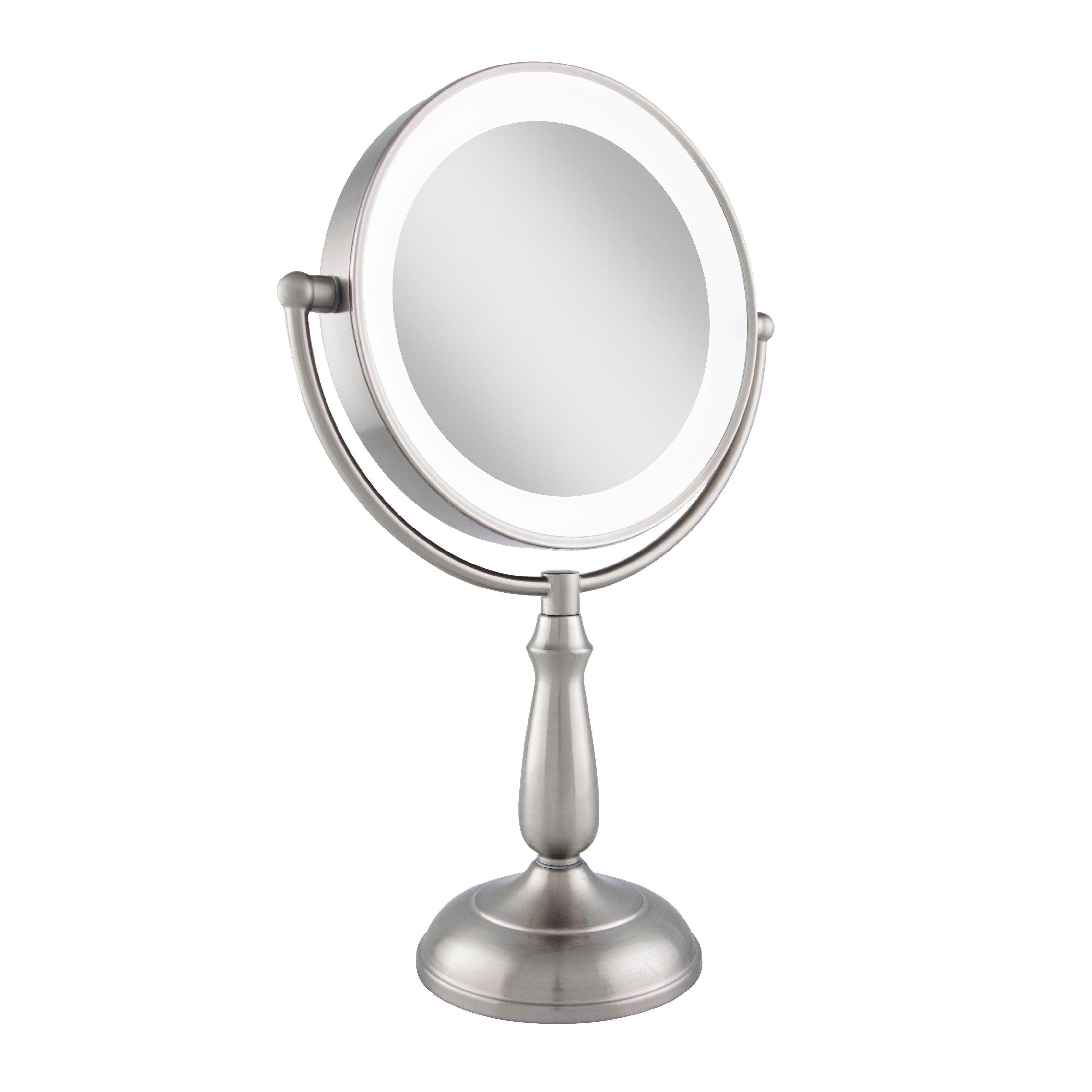 Zadro 9 Dual Sided Led Lighted Touch Vanity Mirror With 10x 1x Magnification
