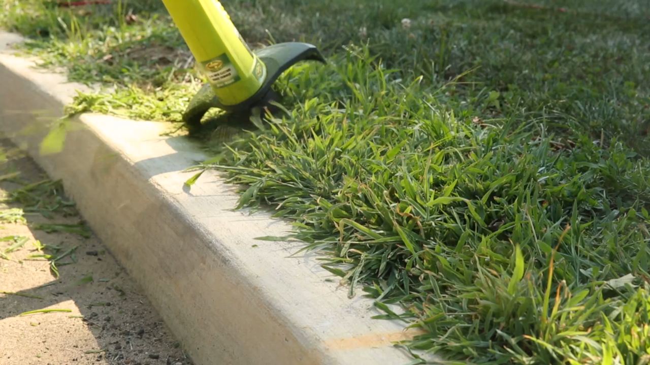 thumbnail video image 2 of Sun Joe Trimmer Joe 3-Amp Electric Grass Trimmer-Size:9.45", 2 of 5