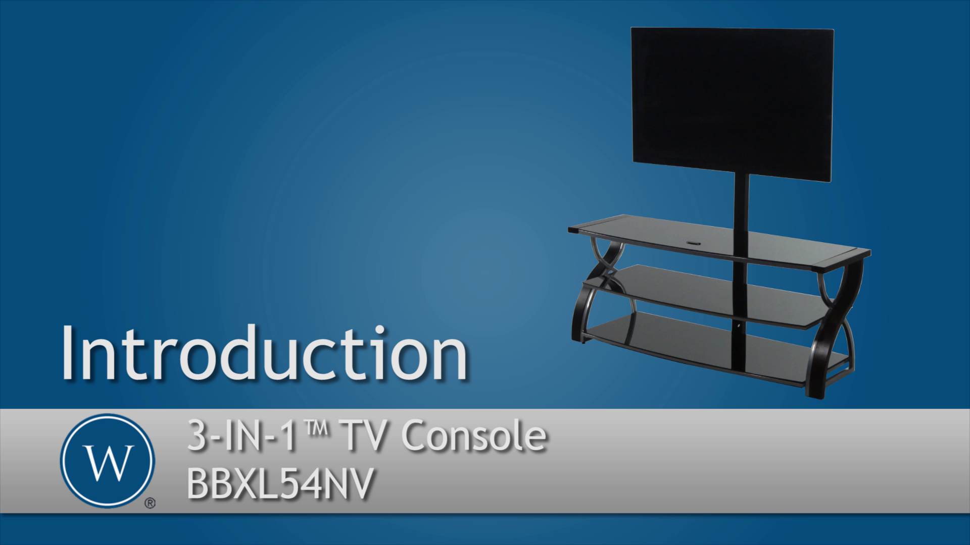 Whalen 3 In 1 Tv Console Bbxl54nv Instruction Guides Playlist