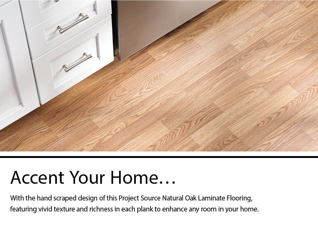 Project Source Natural Oak 8 05 In W X 3 96 Ft L Smooth Wood Plank