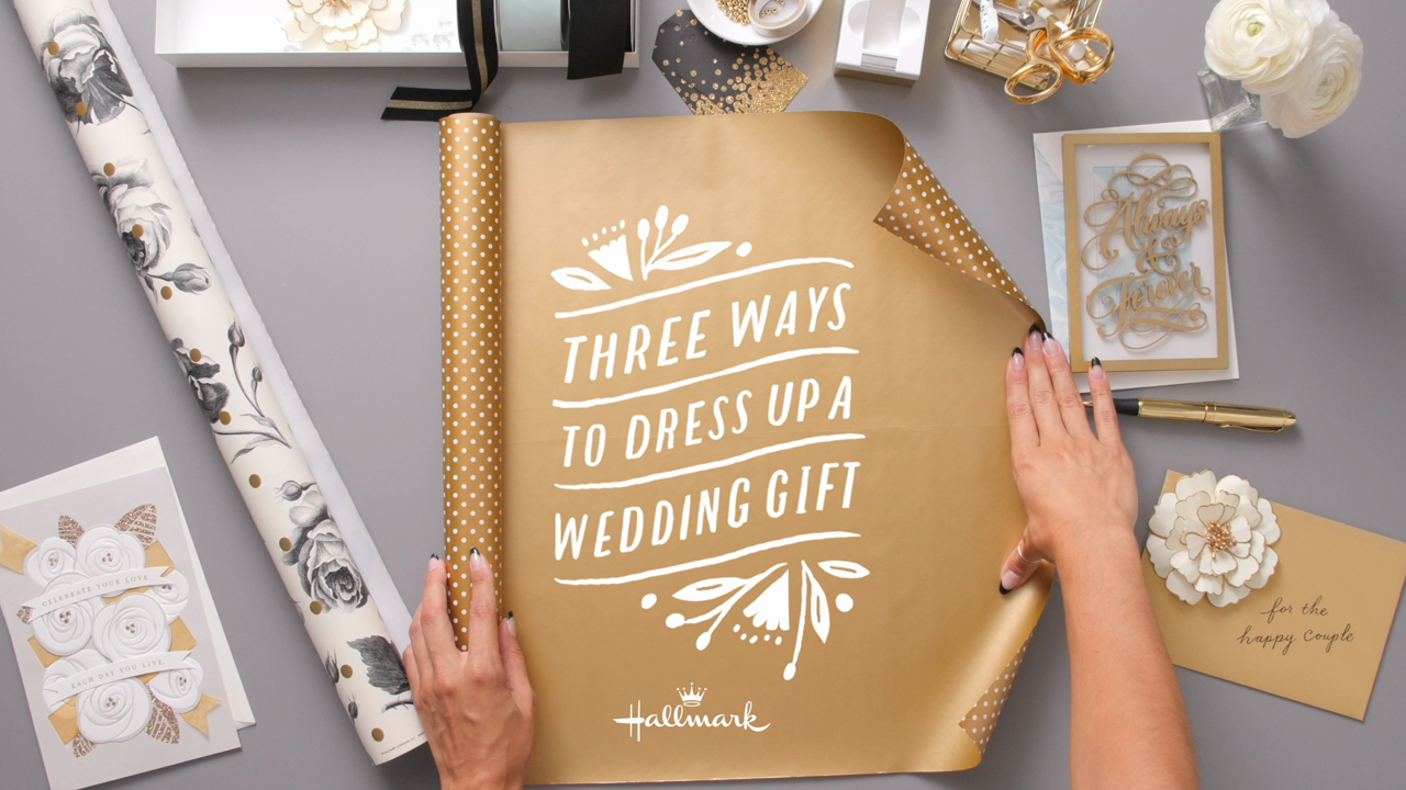 thumbnail video image 2 of Hallmark All Occasion Wrapping Paper Bundle with Cut Lines on Reverse, Solids & Patterns, Birthday, Holiday, Wedding (Pack of 6, 180 sq. ft. ttl.), 2 of 4