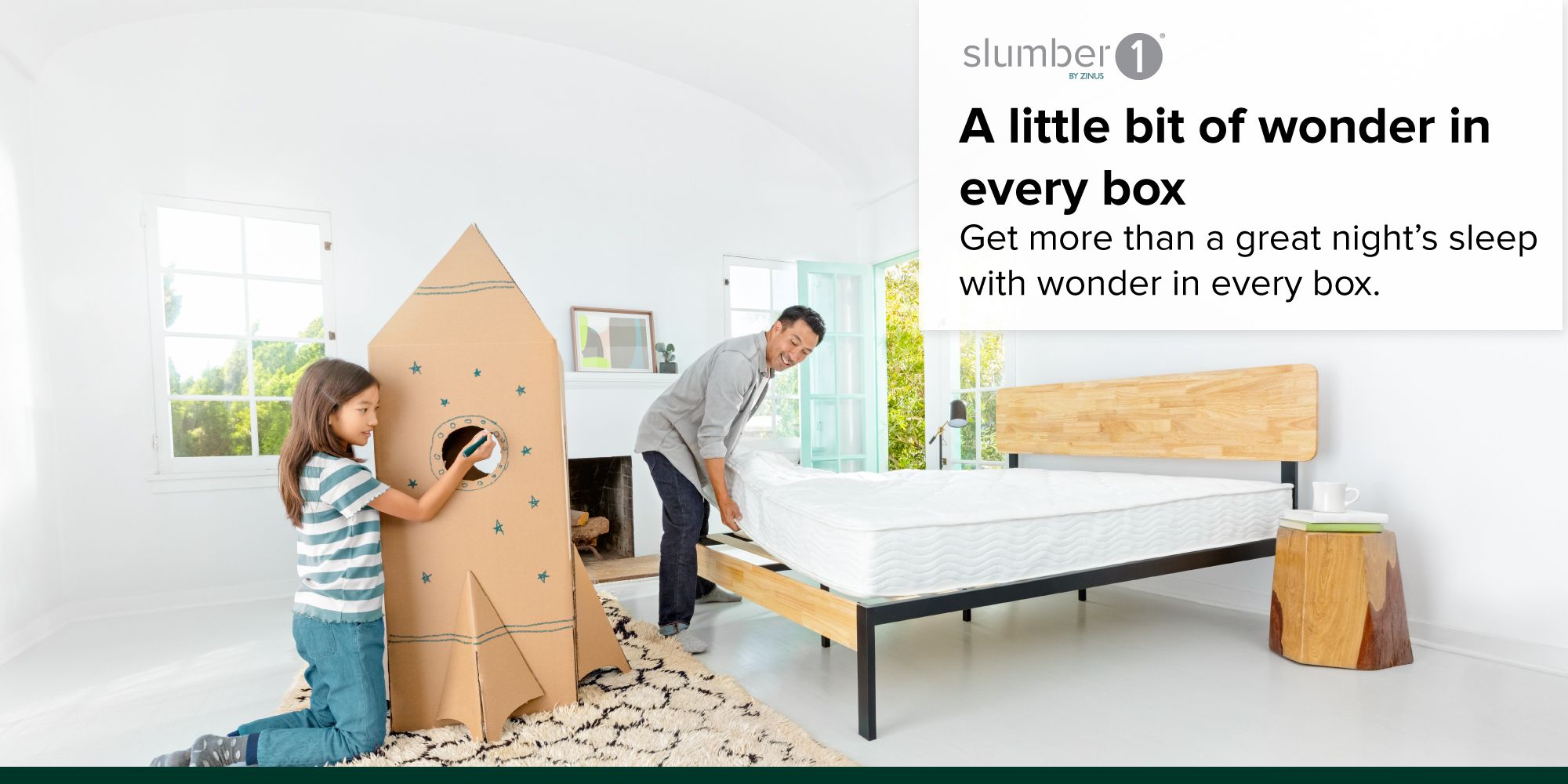 Slumber 1 By Zinus 8 Spring Mattress In A Box Com A Little Bit Of Wonder In Every Box Get More Than Great Night S Sleep