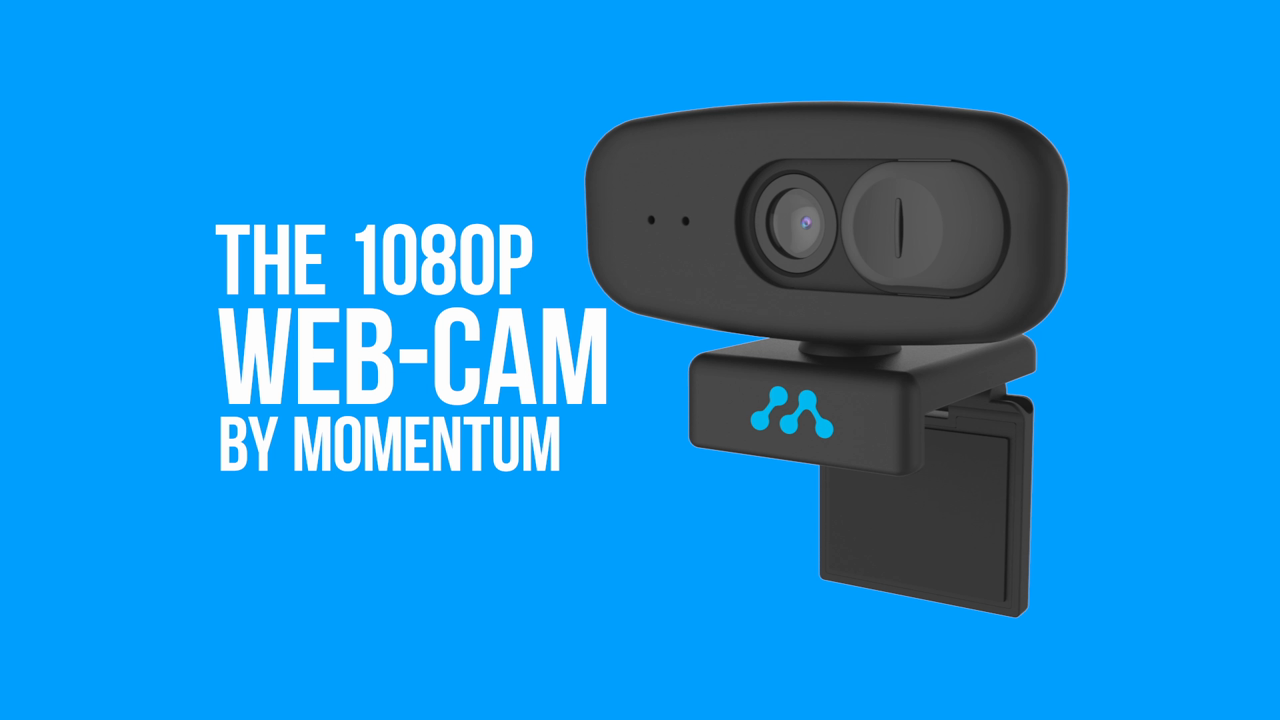 thumbnail video image 2 of Momentum 1080P Web Camera with Mic, 2 of 8