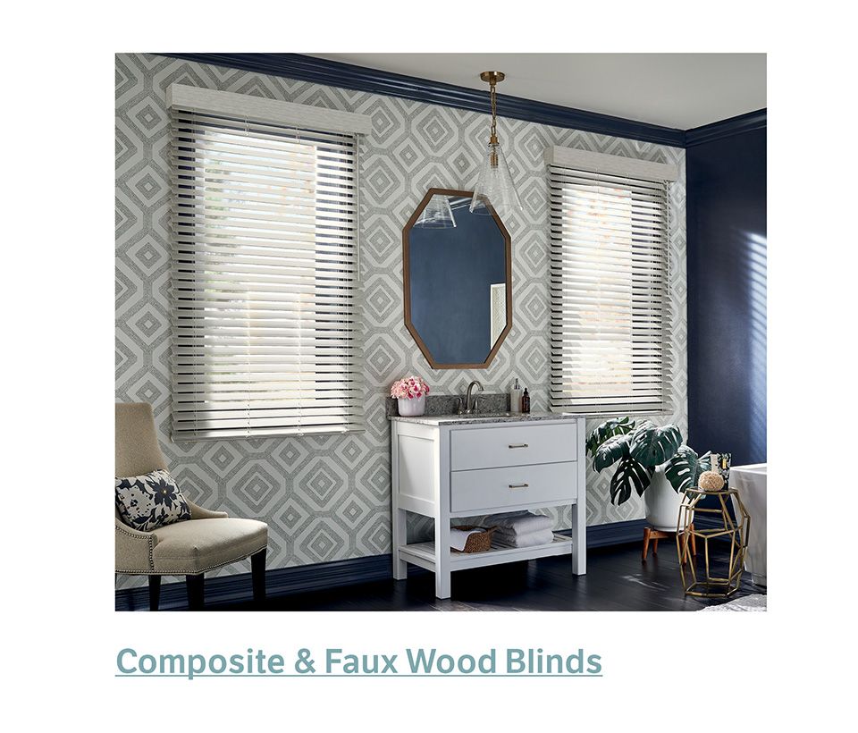 Graber Custom Window Treatments Graber Composite Faux Wood Blinds