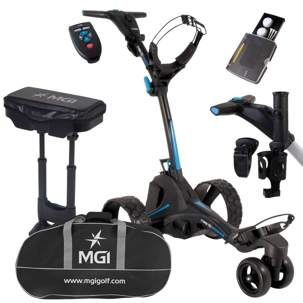 MGI Zip Navigator Electric Golf Cart Bundle —