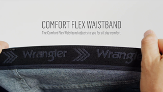 wrangler flex waist jeans at walmart