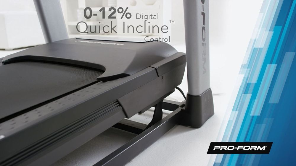 Proform trainer 10 0 treadmill with 1 year ifit coach included assemb