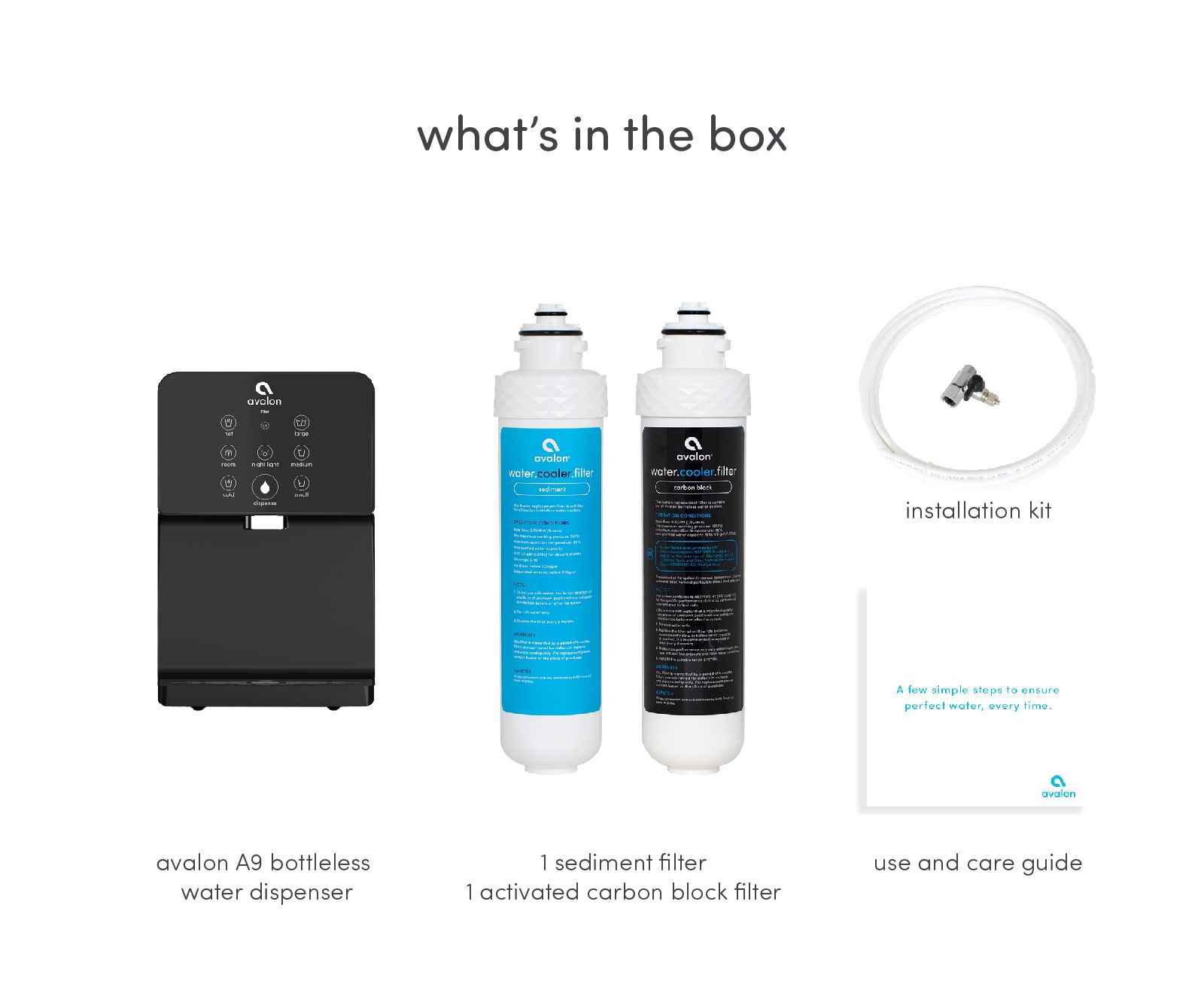 Avalon Electric Countertop Bottleless Water Dispenser WHITE ***NEW