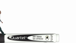 Neon Dry-Erase Markers - Pk 4 (White, Green, Pink 8 Blue) - Ajax