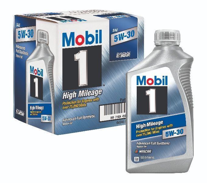 Mobil 1 High Mileage Full Synthetic Motor Oil 5w 30