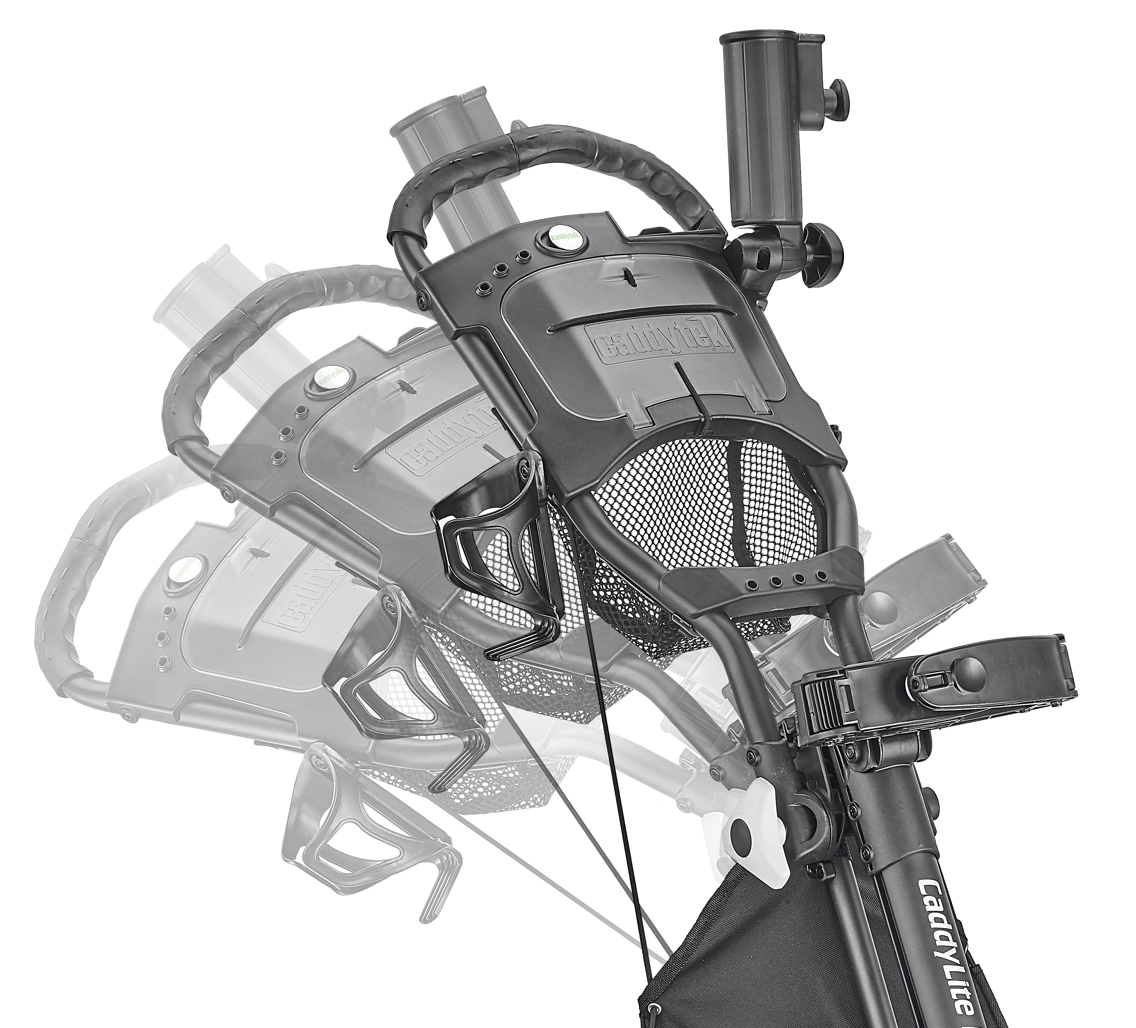 Adjustable handle height for multiple psuhsing positions