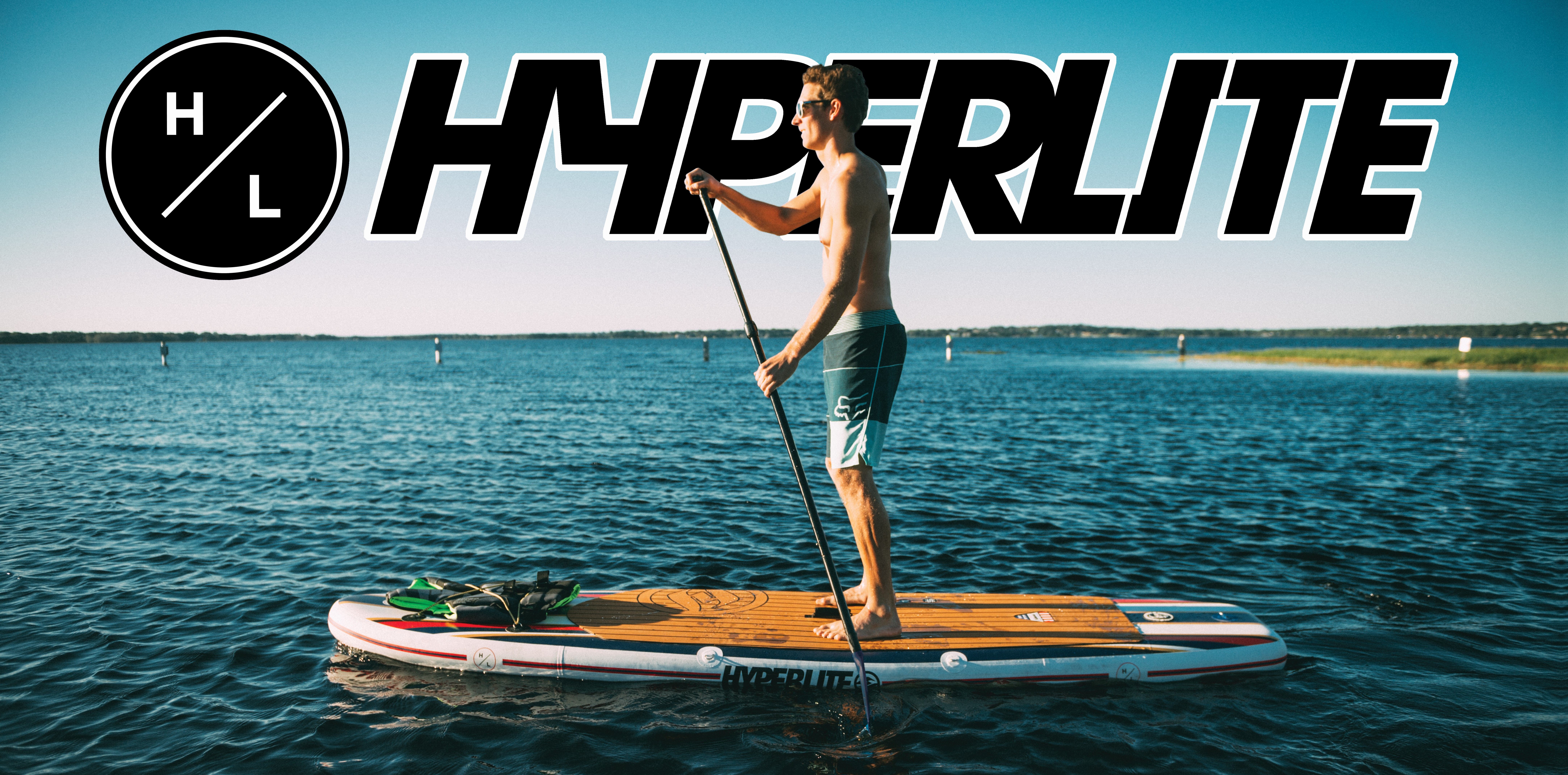 Hyperlite Admiral 11'' Inflatable Stand Up Paddle Board