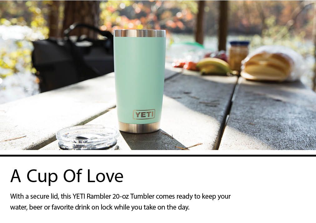 Yeti Rambler 20 Fl Oz Stainless Steel Tumbler In The Water Bottles