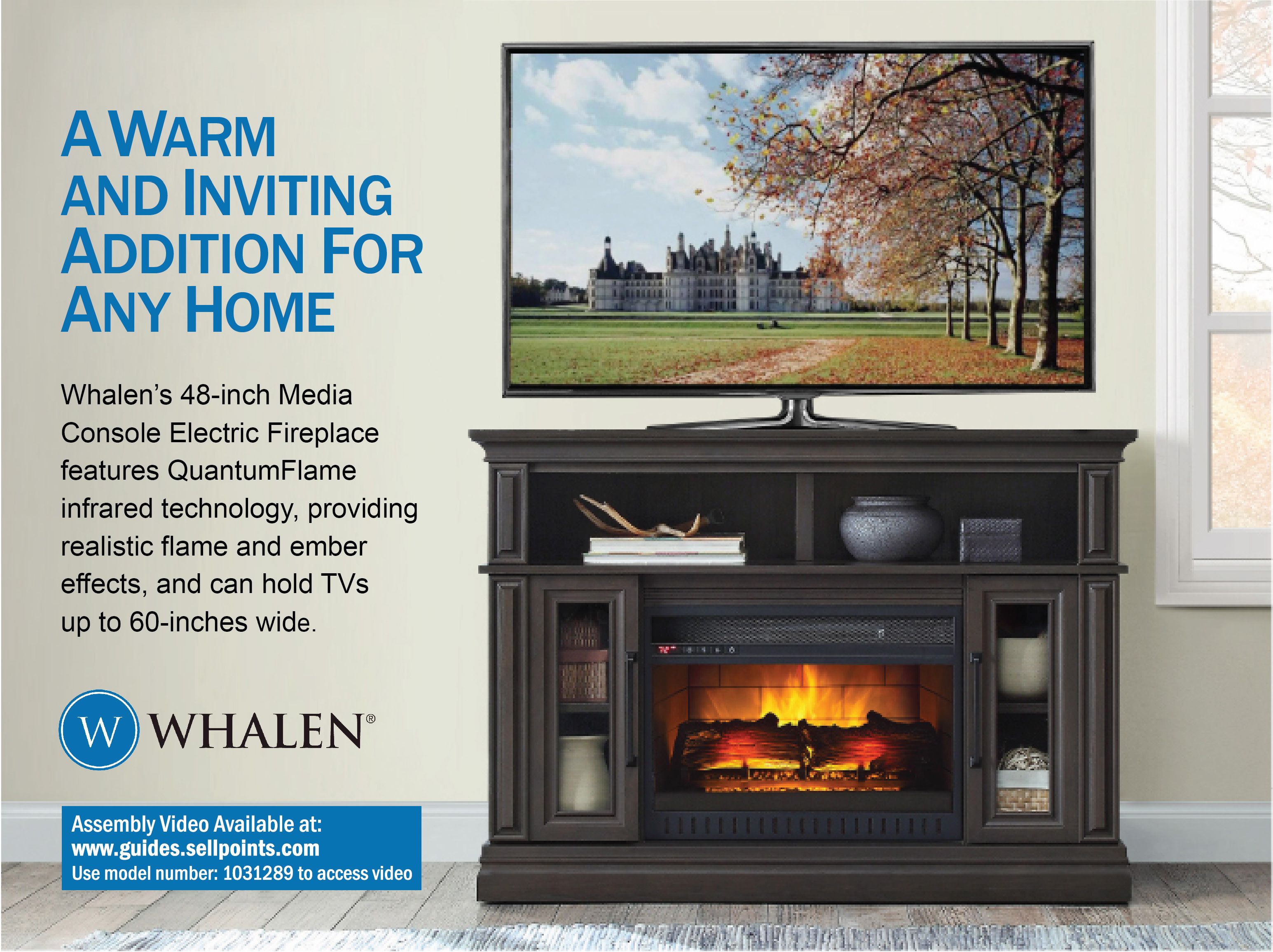 Whalen 47 75 In W Acacia Grain With Warm Brown Infrared