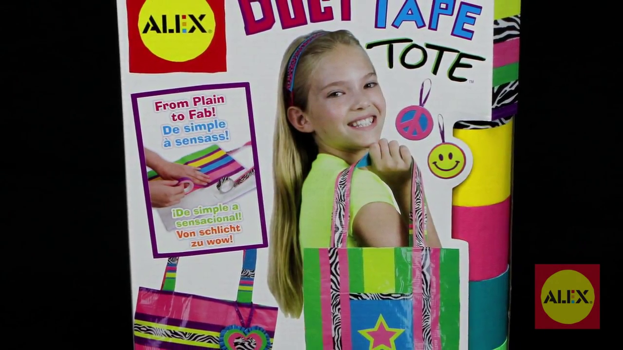 thumbnail video image 2 of ALEX Toys DIY Wear Duct Tape Tote, 2 of 6
