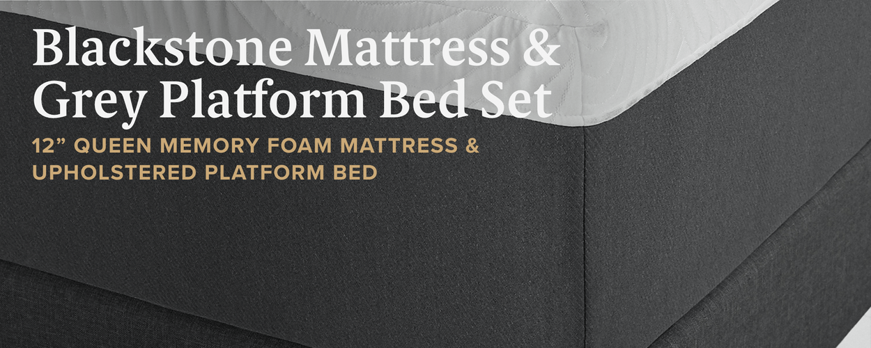 blackstone queen mattress and platform bed