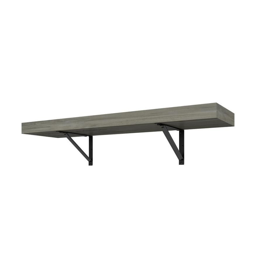 Whalen 7 75 In H X 9 75 In D Wood Wall Mounted Shelving At Lowes Com