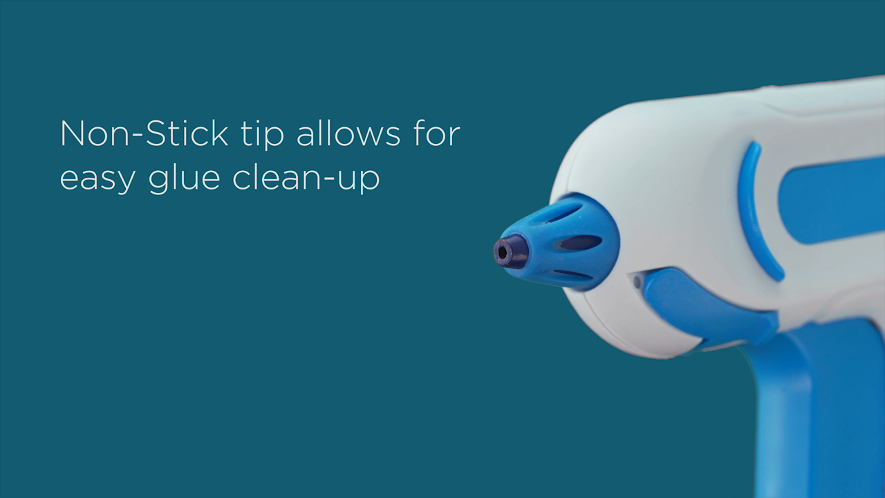 thumbnail video image 2 of Westcott Premium Mini Hot Glue Gun, Low Temp, White, 1-Count, 2 of 9