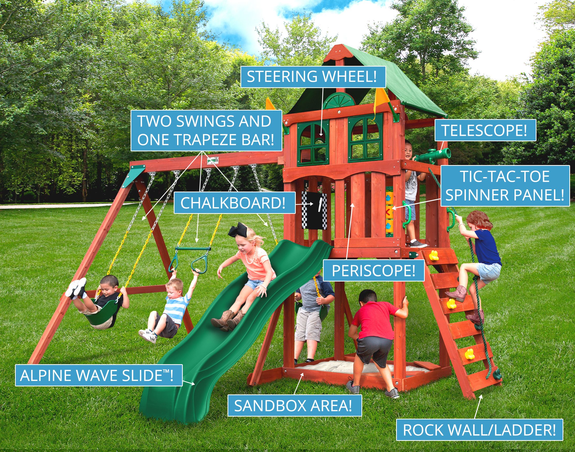 swing sets and playsets build yourself