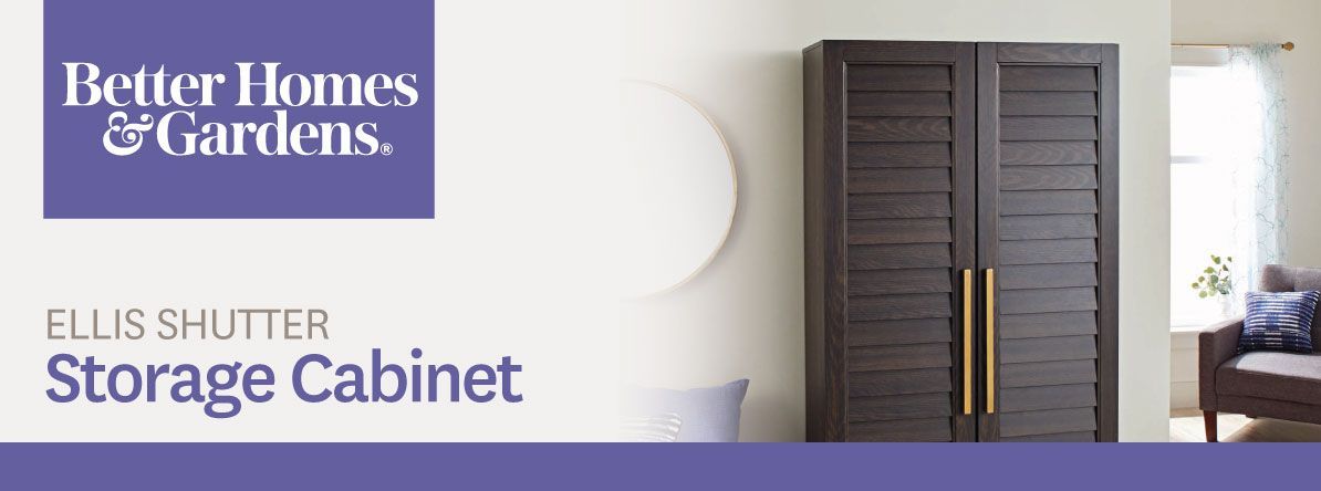 Better Homes Gardens Ellis Shutter Bookcase Storage Cabinet Toptradestore Com Toptradestore Com
