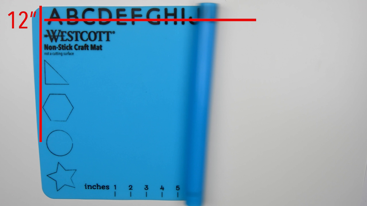 thumbnail video image 2 of Westcott Projectmate Craft Mat, Silicone, Non-Stick, 12"X18", for Craft, Blue, 1-Count, 2 of 9