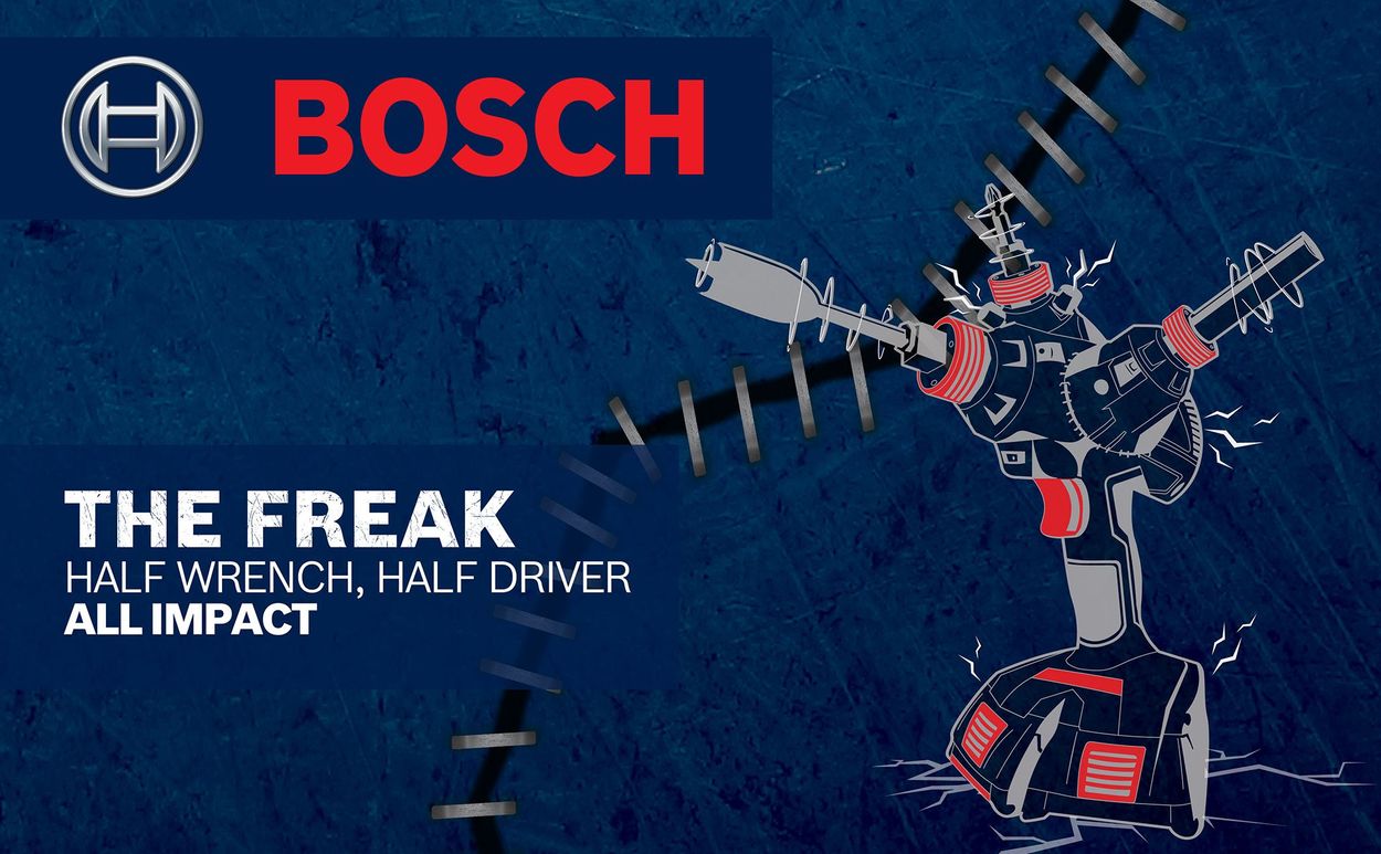 Bosch Freak 18 Volt 1 4 In 1 2 In Cordless Impact Driver 1