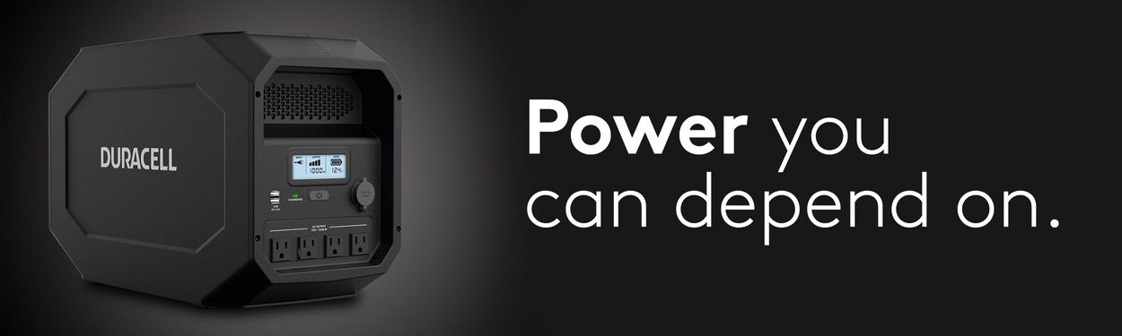 Duracell PowerSource 660, Quiet Portable Power, Solar Generator, 12V