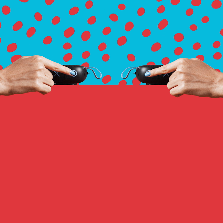 thumbnail video image 2 of JAM Hang Up - Speaker - for portable use - wireless - Bluetooth - red, 2 of 6