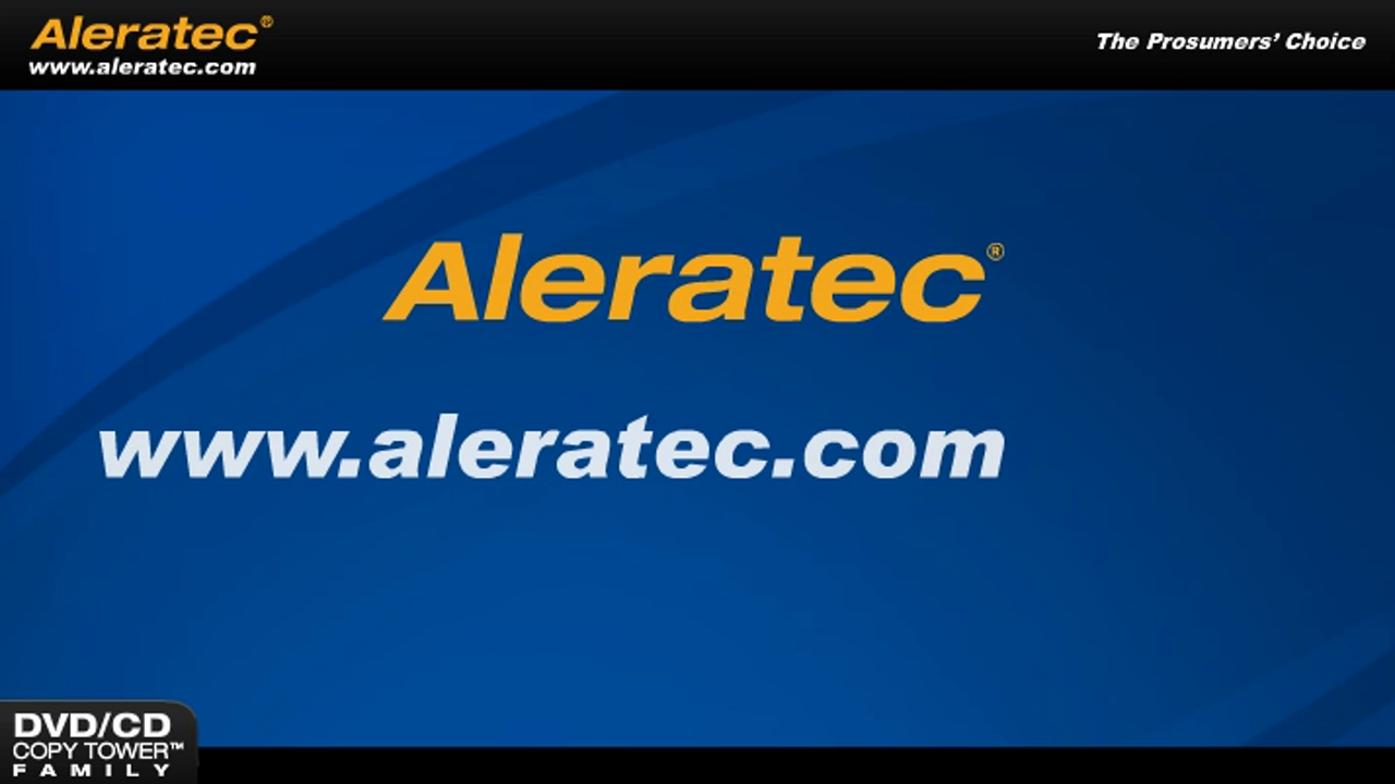 thumbnail video image 2 of Aleratec 1:3 DVD CD Copy Tower Stand-Alone Duplicator, 2 of 7